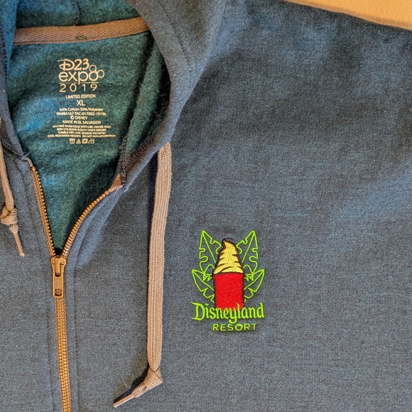 *RARE* Disneyland Resort 2019 D23 LE Tropical Mickey Mouse Hoodie | Sz XL - Picture 4 of 5